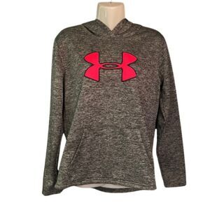 Under Armour Women's Size Small Storm Fleece Cold Gear Long Sleeve Hoodie Gray